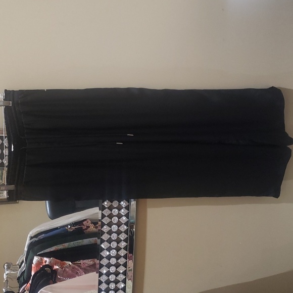 New Joie xl black silk wide legs pants - Picture 2 of 12